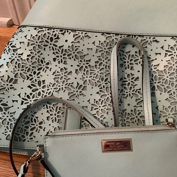 Kate Spade  turquoise bag - Picture 2 of 6